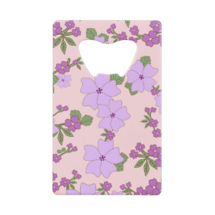 Paardenbloemen, bloempatroon, patroon van bloemen kredietkaart flessenopener