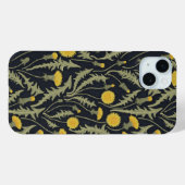 Paardenbloemen, groen, geel en zwart Case-Mate iPhone case (Achterkant (horizontaal))