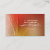 paardenbloemen magisch kleurrijk visitekaartje (Achterkant)