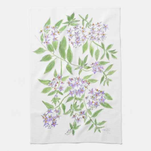 Paardenbloemen Theedoek (Verticaal)