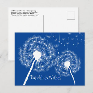 Paardenbloemwensen Ontwerp Briefkaart