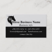 Paardenboarding stables Riding Lessons Bu Visitekaartje (Voorkant)