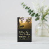 Paardenboarding Stapels Visitekaartje (Staand voorkant)