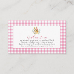 Paardenboerderij baby shower uitnodiging roze
