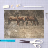 PaardenBoerderij  Land Rustisch Western Tissuepapier (Craft)