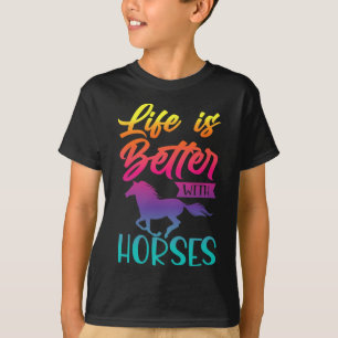 Paardencadeaus voor meisjes. Rijden2 T-shirt