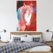 Paardencanvas afdrukken (Insitu (Slaapkamer))