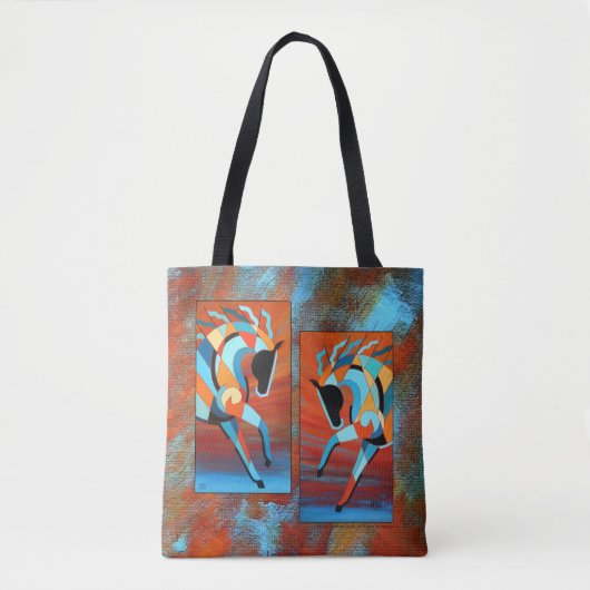 PaardenCanvas tas (Voorkant)