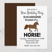 Paardendier Schattige Grappig Paard Verjaardagsfee