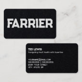 paardendrager visitekaartje (Voorkant / Achterkant)