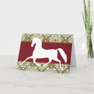 Paardenfeestdag kerstKaart Feestdagen Kaart