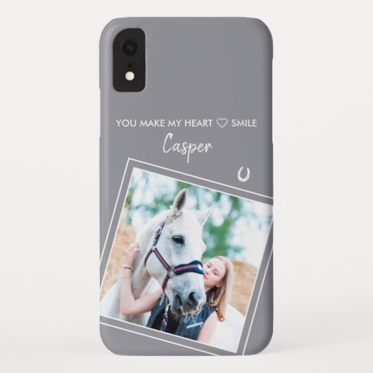 Paardenfoto Aangepaste paardensport Case-Mate iPhone Case (Achterkant)