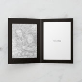 Paardenfoto invoegen zakelijke marketing kaart (Binnen)