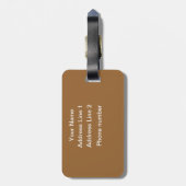 Paardenfotografie Bagagelabel (Achterkant verticaal)