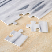 Paardengaloping in sneeuw legpuzzel (Zijkant)