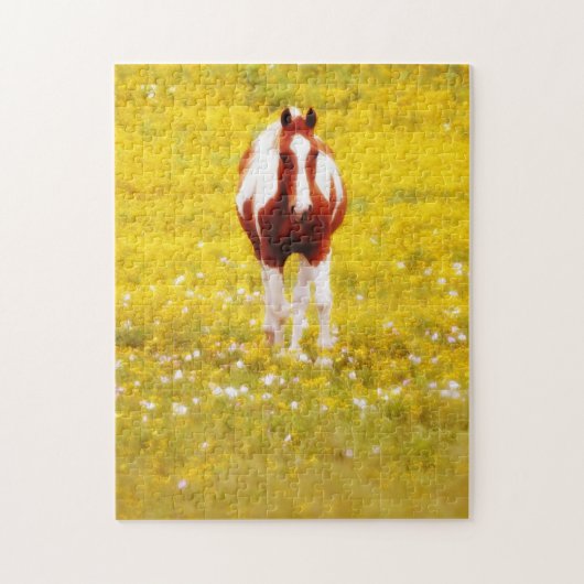  paardengeel wilde bloemen puzzel (Verticaal)