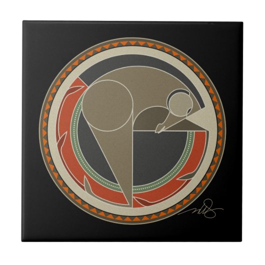 Paardengeest Tegeltje (Voorkant)