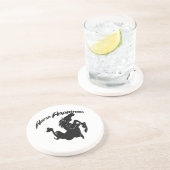 Paardengeluk Zandsteen Onderzetter (Zijkant)