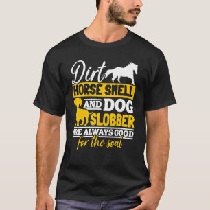Paardengeur en hondenslurf zijn altijd goed voor h t-shirt
