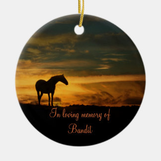 PaardenherdenkingsOrnament Keramisch Ornament