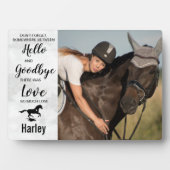 Paardenherdenkingssympathie Quote Keepomwille Foto Fotoplaat (voorkant)