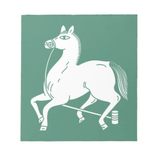 Paardenkampioen vastgebonden notitieblok