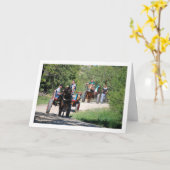 Paardenkarren in het park kaart (Gele Bloem)