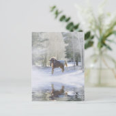 PaardenkerstBriefkaarten Feestdagenkaart (Staand voorkant)