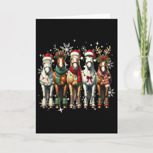 Paardenkerstcadeaus voor paardenliefhebbers Uni-ki Kaart