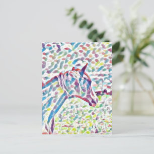 Paardenkleuren, Briefkaart