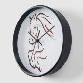 Paardenklok - Lijntekening (Hoek)