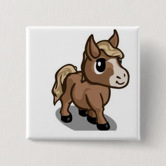 Paardenknop Vierkante Button 5,1 Cm