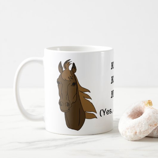 Paardenkoffie-Mok Koffiemok (Met donut)