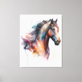 Paardenkop muurkunst canvas afdruk (Voorkant)