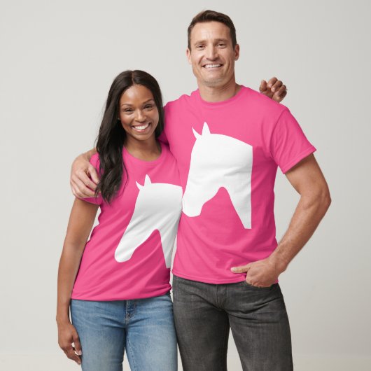 Paardenkop Silhouettes Horseback Riding Equ T-shirt (Unisex)