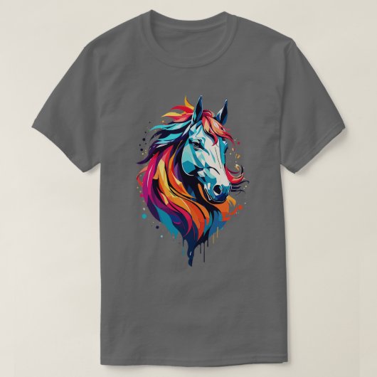 Paardenkop T-shirt (Design voorkant)