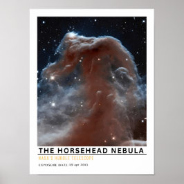 Paardenkopnevel Ruimte Onderwijs Poster