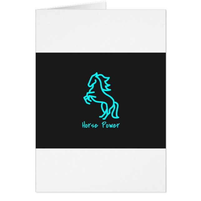 Paardenkracht in blauw (Voorkant)