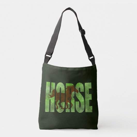 paardenkruising crossbody tas (Voorkant)