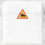 Paardenkruising Teken Sticker (Tas)