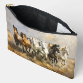 Paardenkudde Galloping Mustang Schilderij Etui (Open)