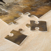 Paardenkudde Galloping Mustang Schilderij Legpuzzel (Zijkant)