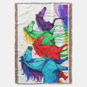 PAARDENKUNST DEKEN (Voorkant Verticaal)