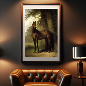 Paardenlandschap Digitale kunst Poster