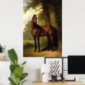 Paardenlandschap Digitale kunst Poster (Thuiskantoor)