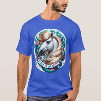 Paardenliefde is een magische jongen t-shirt