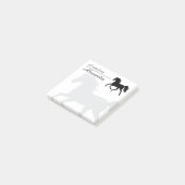 Paardenliefhebber Elegant Custom Note (Schuin)