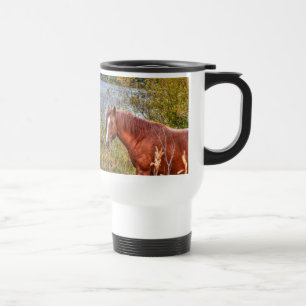 Paardenliefhebber Foto van een BC Ranch Reisbeker