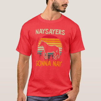 Paardenliefhebber Sayers Gonna Nay meisje T-shirt