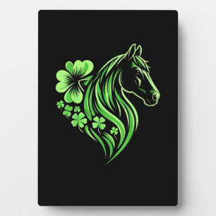 Paardenliefhebber St Patrick's Day T-shirt Fotoplaat